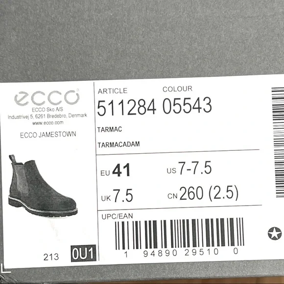 ECCO Men's Jamestown Leather Chelsea Boot - Available in sizes 6 - 6.5 & 7 - 7.5 - Picture 9 of 10